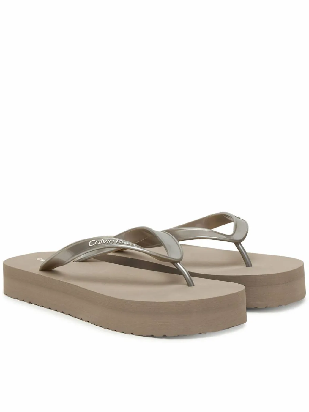 Infradito Flatform Flip Flop Met Tpu HW0HW03120 Oro