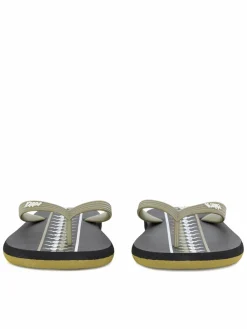 Infradito 371G1LW Green Military - Black - White Multicolore