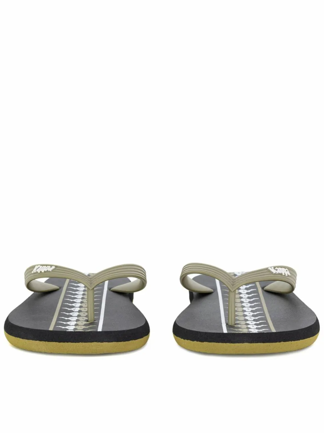 Infradito 371G1LW Green Military - Black - White Multicolore