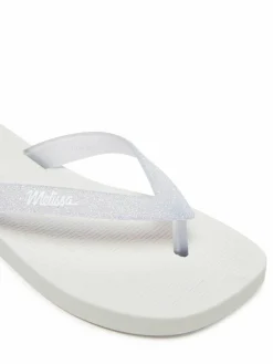 Infradito Mini Melissa Sun Long Beach II Inf 36100 Bianco
