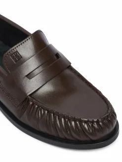 Loafers Round Loafer Lth HW0HW03126 Marrone scuro