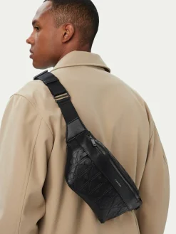 Marsupio﻿ Emblem Aop Deboss Waistbag LV04D3564G Nero