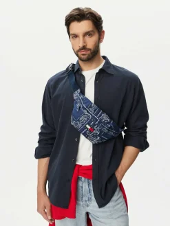 Marsupio Tjm Ess Daily Bandana Bumbag AM0AM14350 Blu