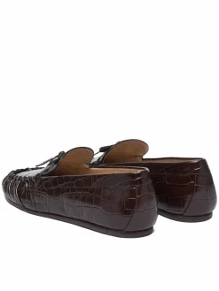 Mocassini Britt Bow SM416 Marrone scuro