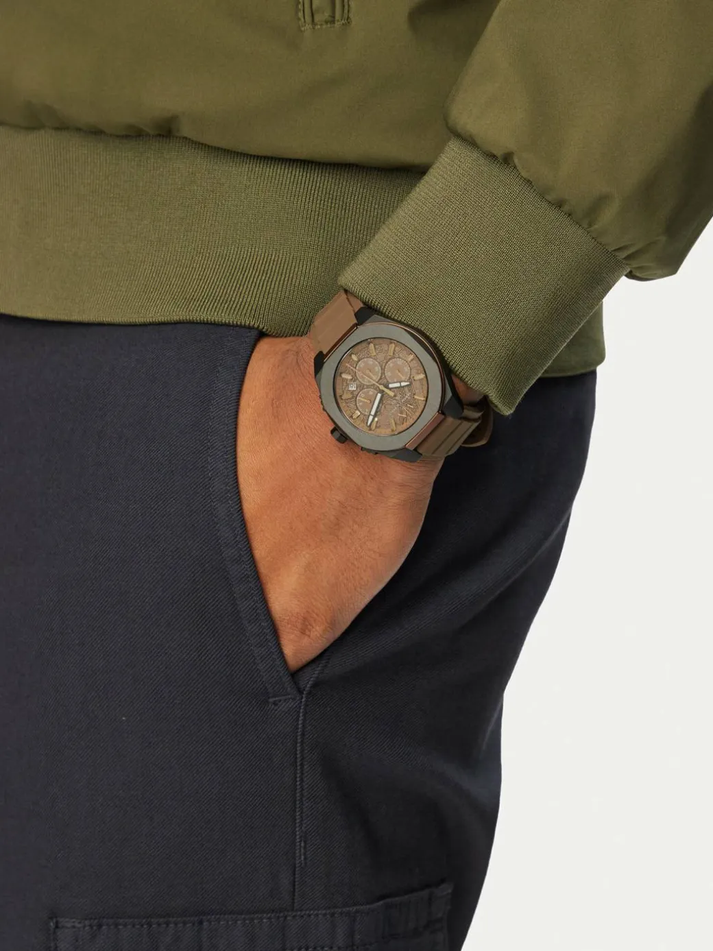 Orologio Sync AX4293 Marrone