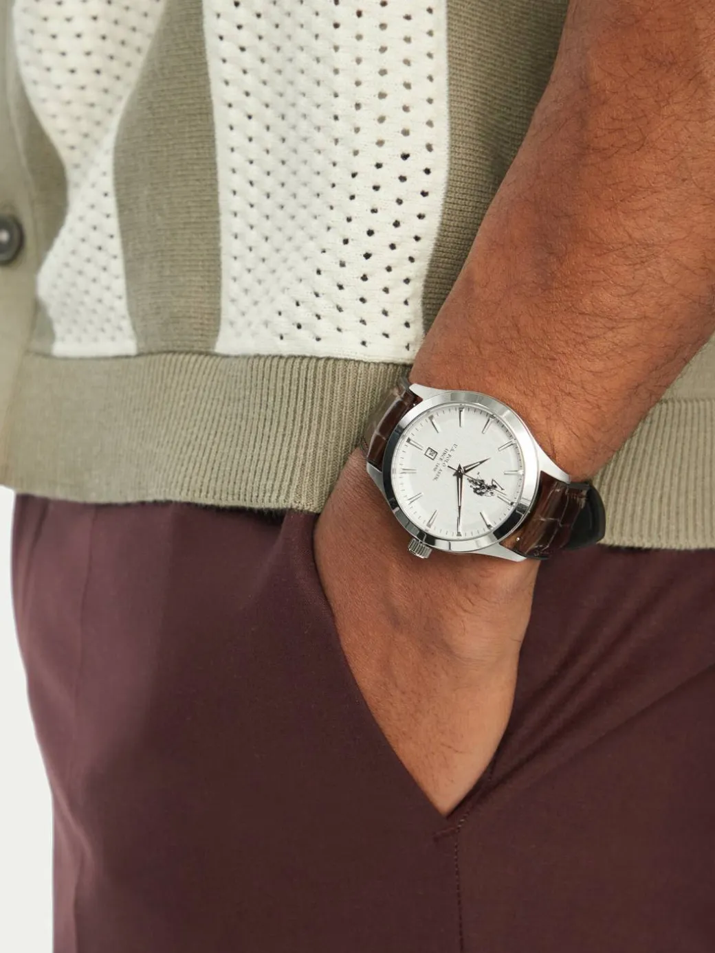 Orologio Yale USP7369WH Marrone