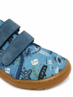 Pantofole Barefoot Canvas G1700440-6 D Blu