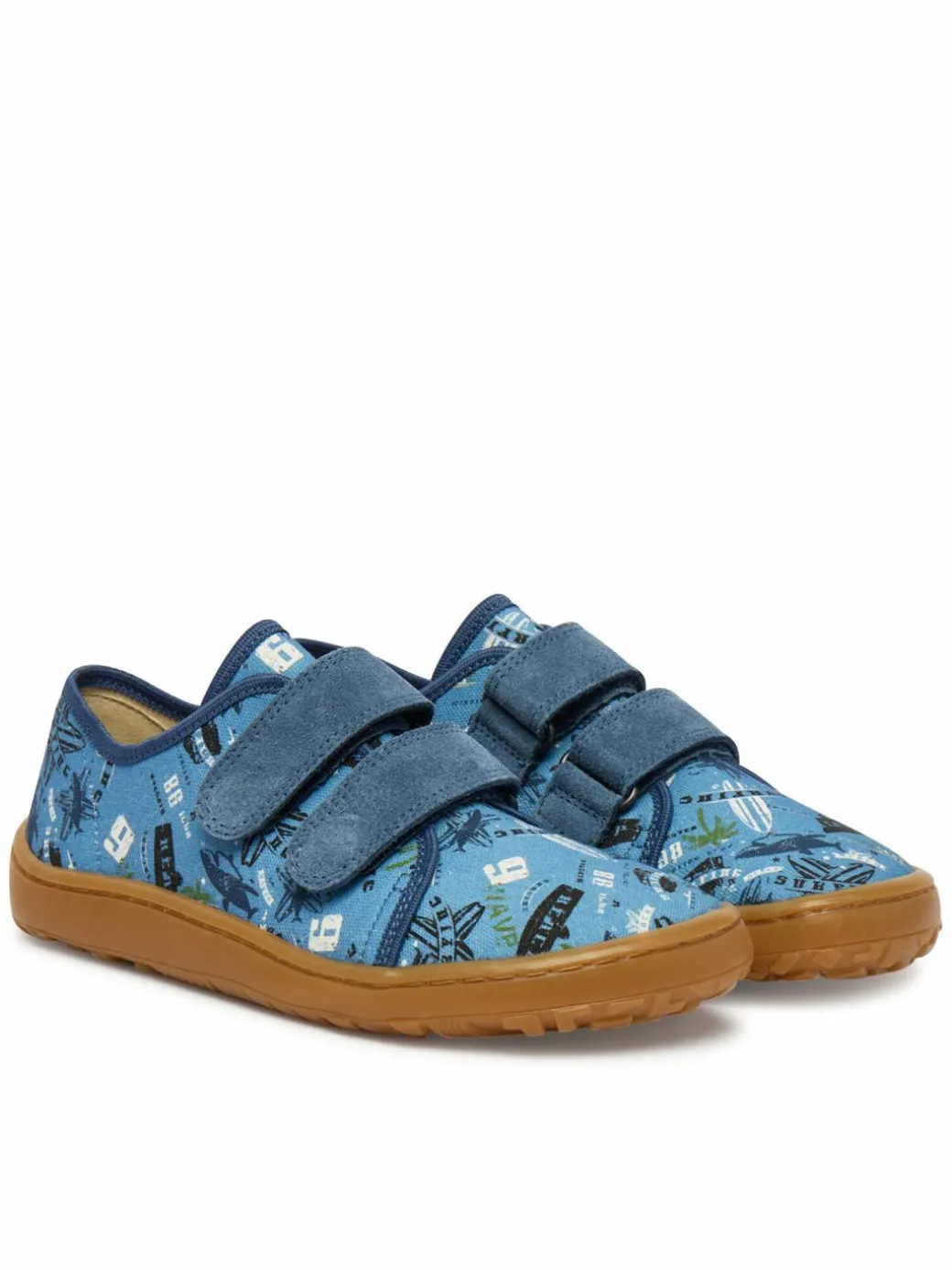 Pantofole Barefoot Canvas G1700440-6 D Blu