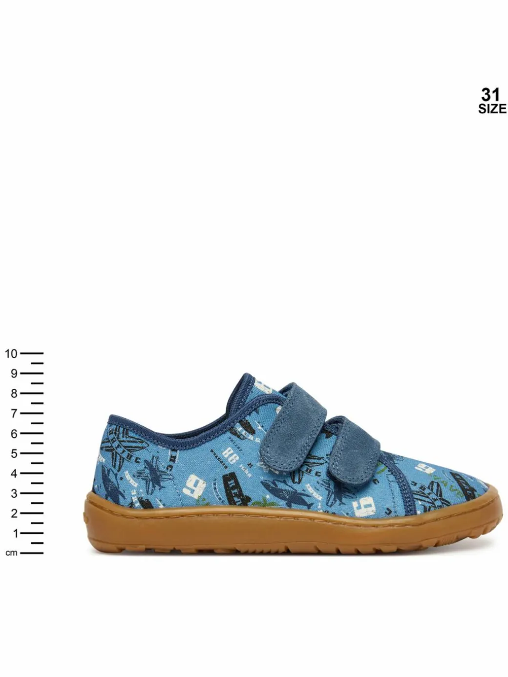 Pantofole Barefoot Canvas G1700440-6 D Blu