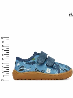Pantofole Barefoot Canvas G1700440-6 M Blu