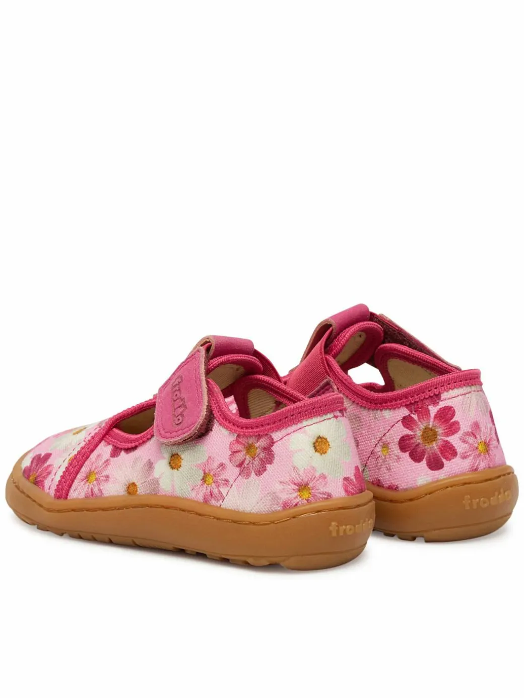 Pantofole Barefoot Canvas T-Bar G1700439-4 M Rosa