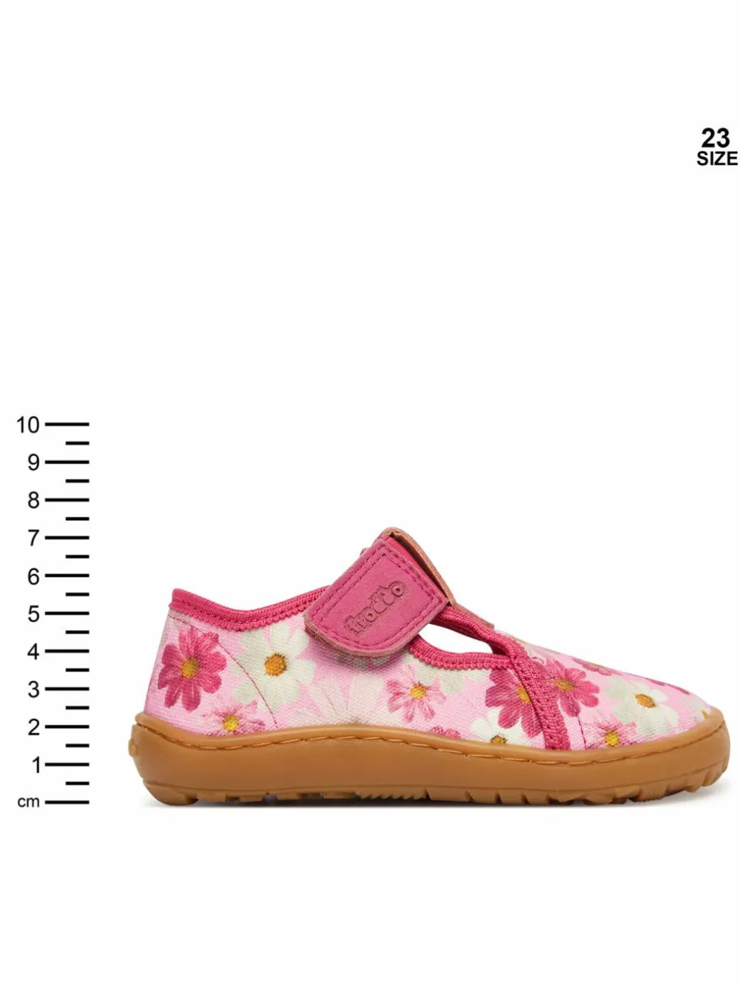 Pantofole Barefoot Canvas T-Bar G1700439-4 M Rosa
