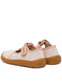 Pantofole Barefoot Canvas T-Bar G1700439-2 S Rosa
