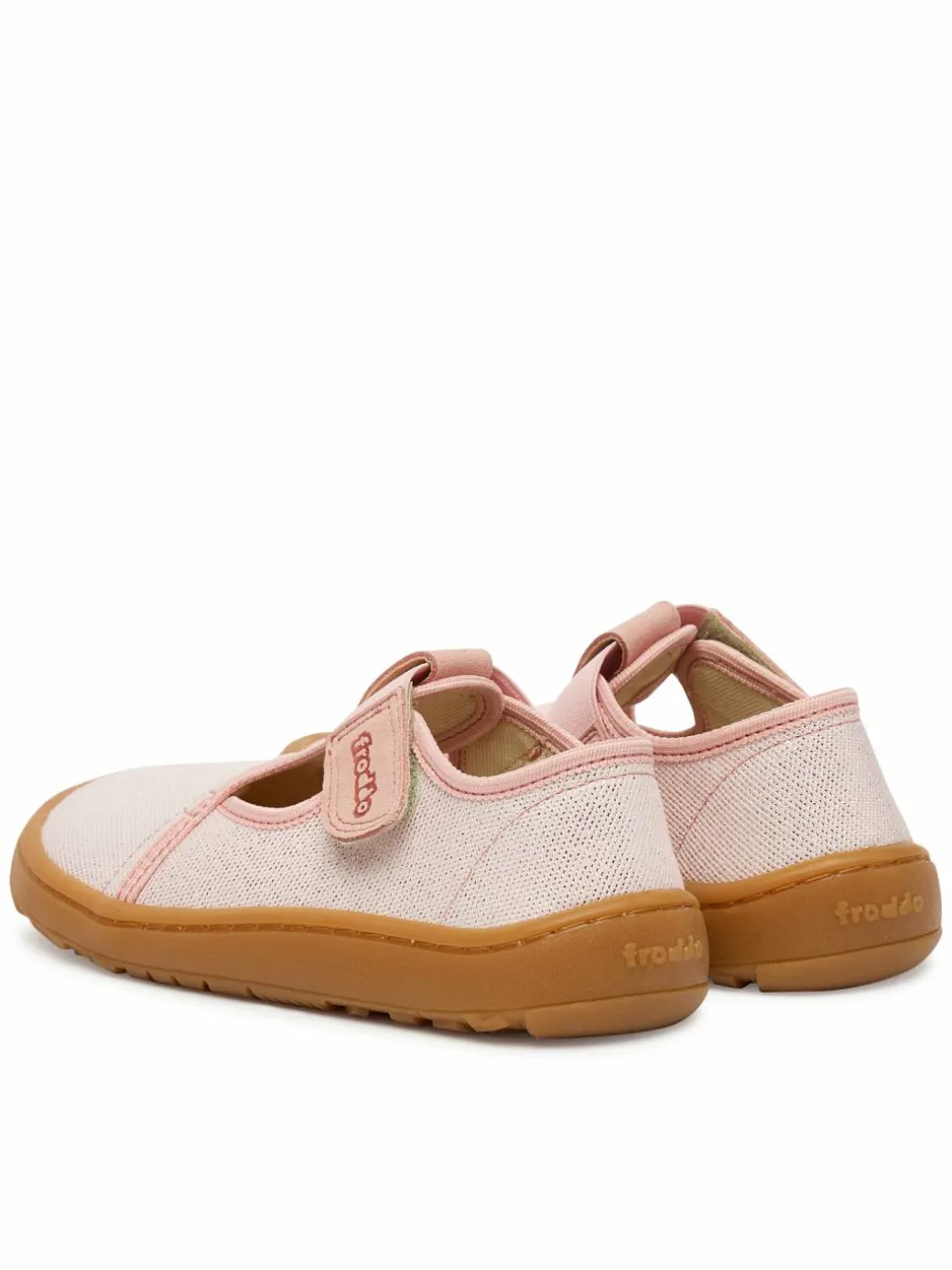Pantofole Barefoot Canvas T-Bar G1700439-2 S Rosa