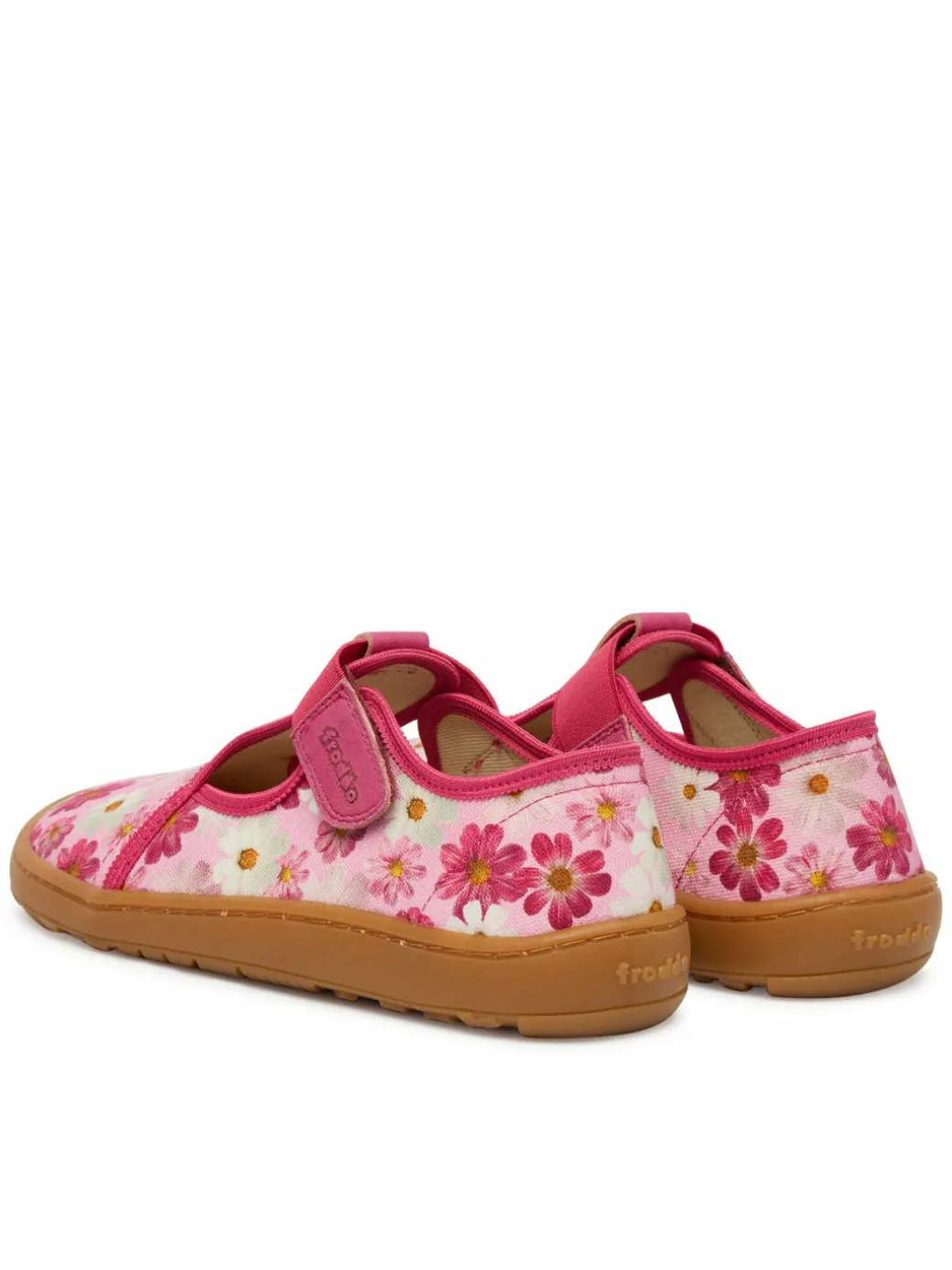 Pantofole Barefoot Canvas T-Bar G1700439-4 D Rosa