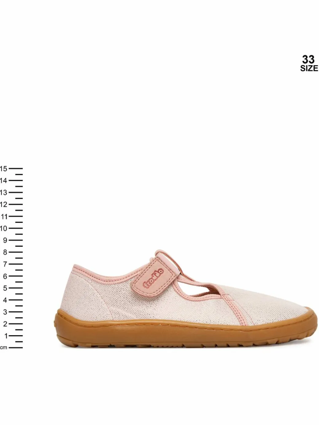 Pantofole Barefoot Canvas T-Bar G1700439-2 D Rosa