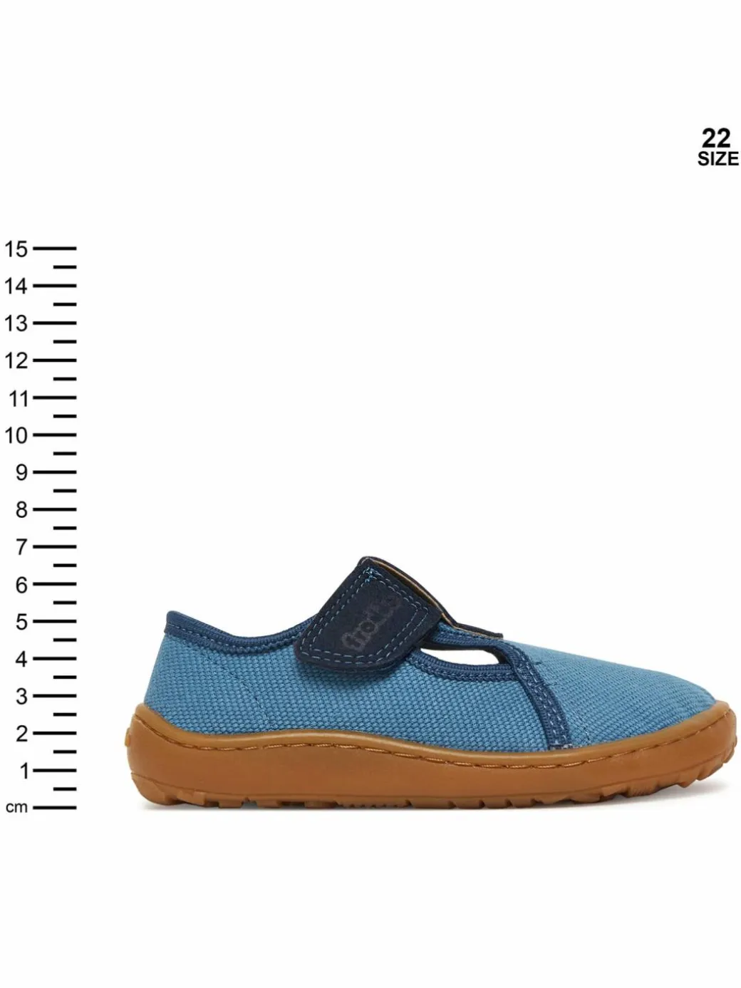 Pantofole Barefoot Canvas T-Bar G1700439-1 M Blu
