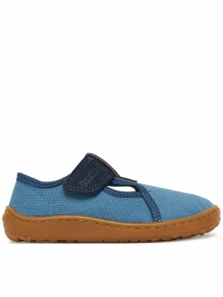 Pantofole Barefoot Canvas T-Bar G1700439-1 M Blu
