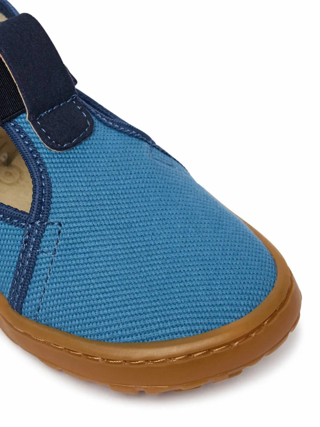 Pantofole Barefoot Canvas T-Bar G1700439-1 S Blu
