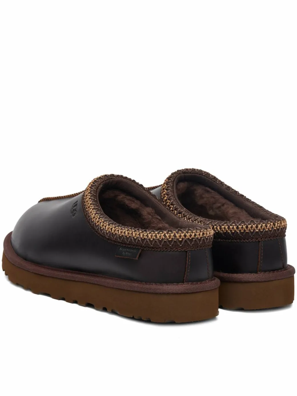 Pantofole M Tasman Lthr Regen 1170292 Marrone