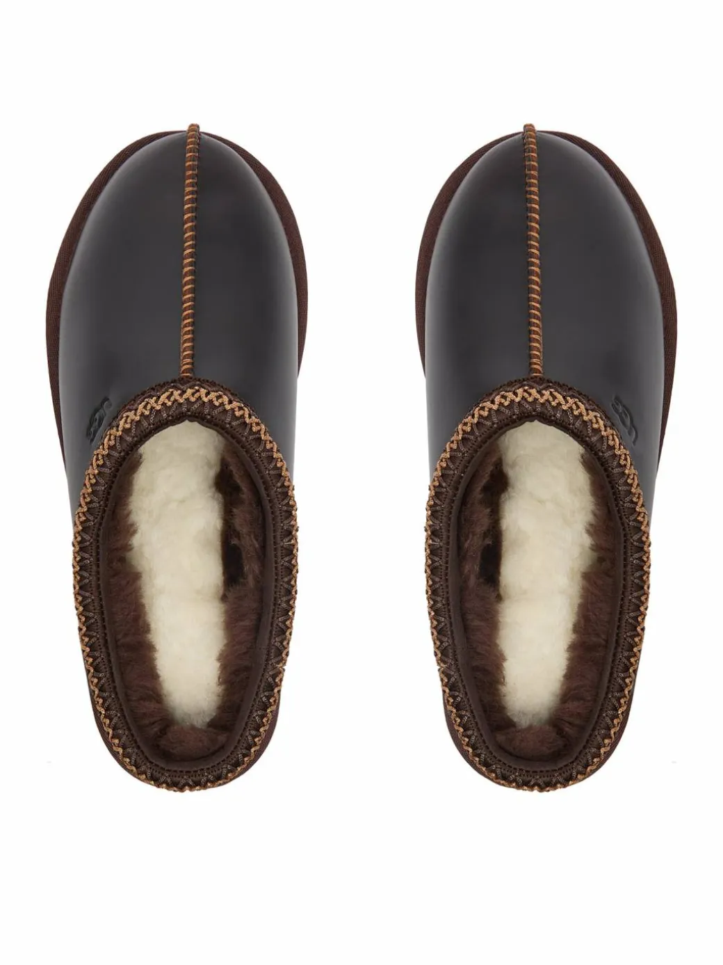 Pantofole M Tasman Lthr Regen 1170292 Marrone