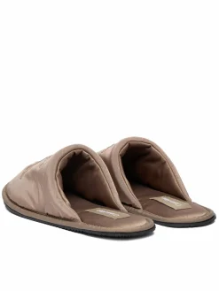 Pantofole Slipper Satin Moire YW0YW02053 Beige