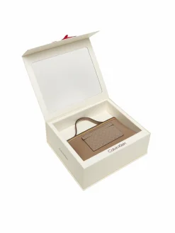 Pochette per cosmetici Emblem Aop Beauty Case Giftset LV04F1102G Marrone
