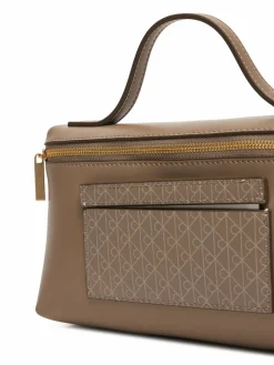 Pochette per cosmetici Emblem Aop Beauty Case Giftset LV04F1102G Marrone