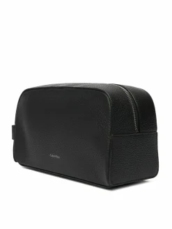 Pochette per cosmetici Foil Emboss Dopp Kit LV04D1031G Nero