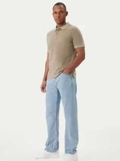 Polo Ambrosian 30045619 Beige Modern Fit