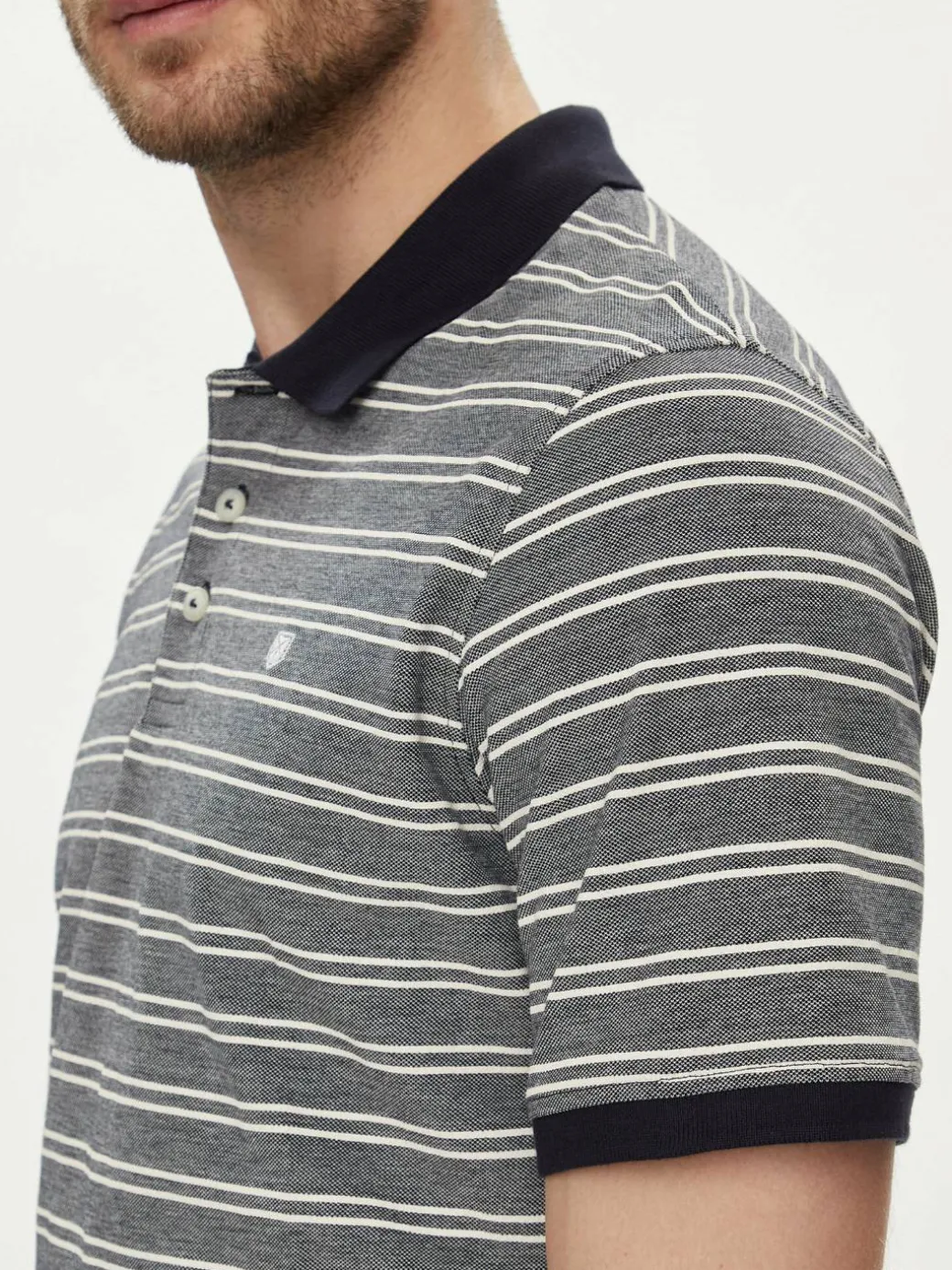 Polo Bluwin 12170931 Grigio Regular Fit