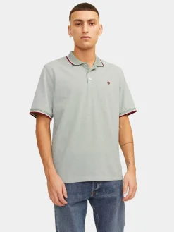 Polo Bluwin 12169064 Grigio Regular Fit
