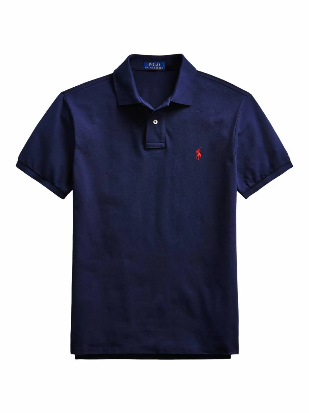 Polo Core Replen 710795080 Blu scuro Slim Fit