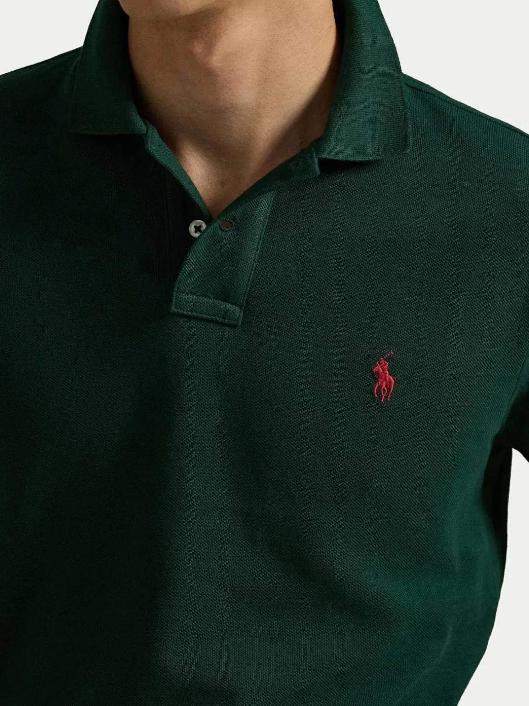 Polo Core Replen 710782592 Verde Custom Slim Fit