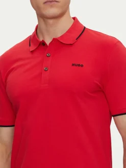 Polo Dinoso222 50467344 Rosso Slim Fit