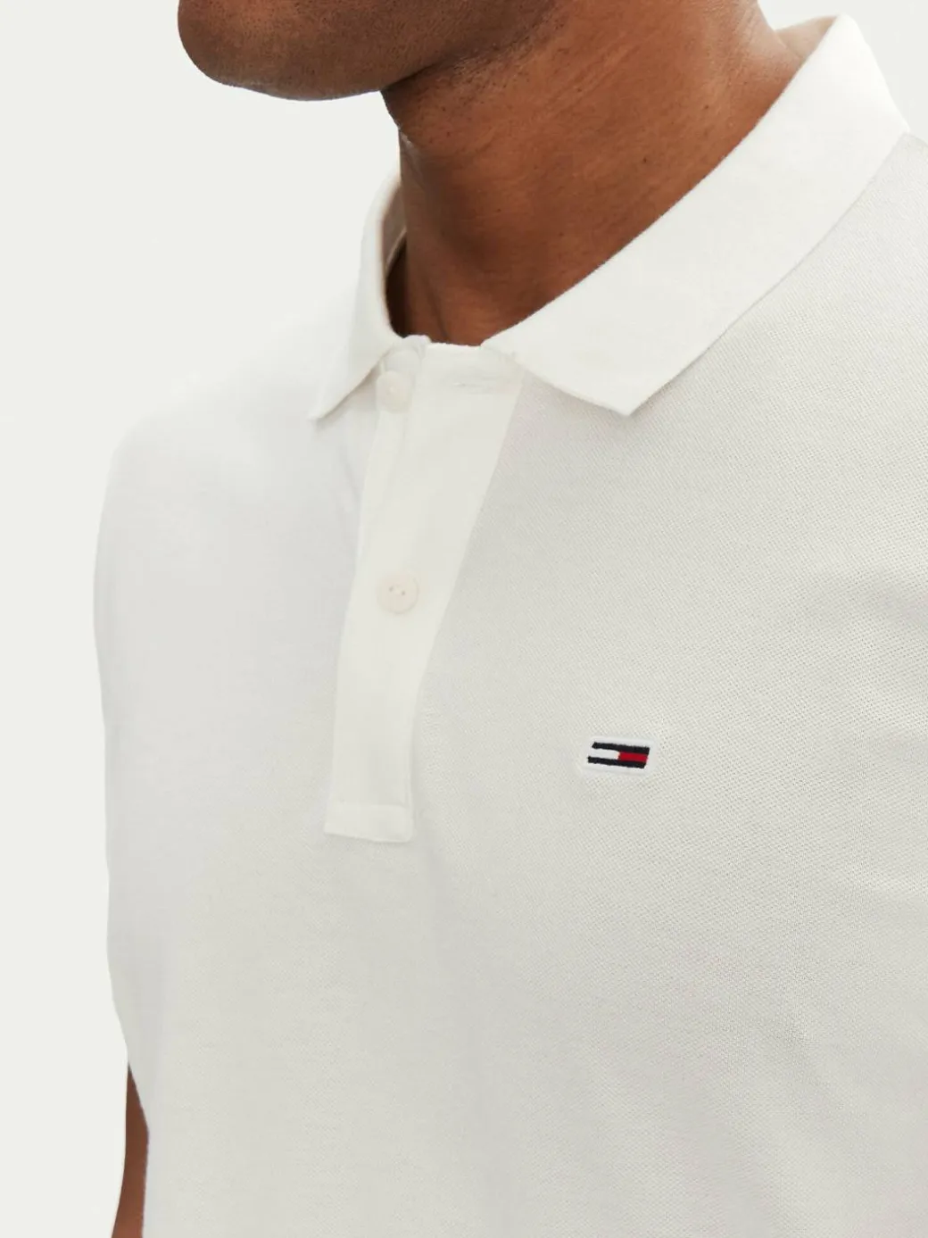 Polo DM0DM20676 Bianco Slim Fit