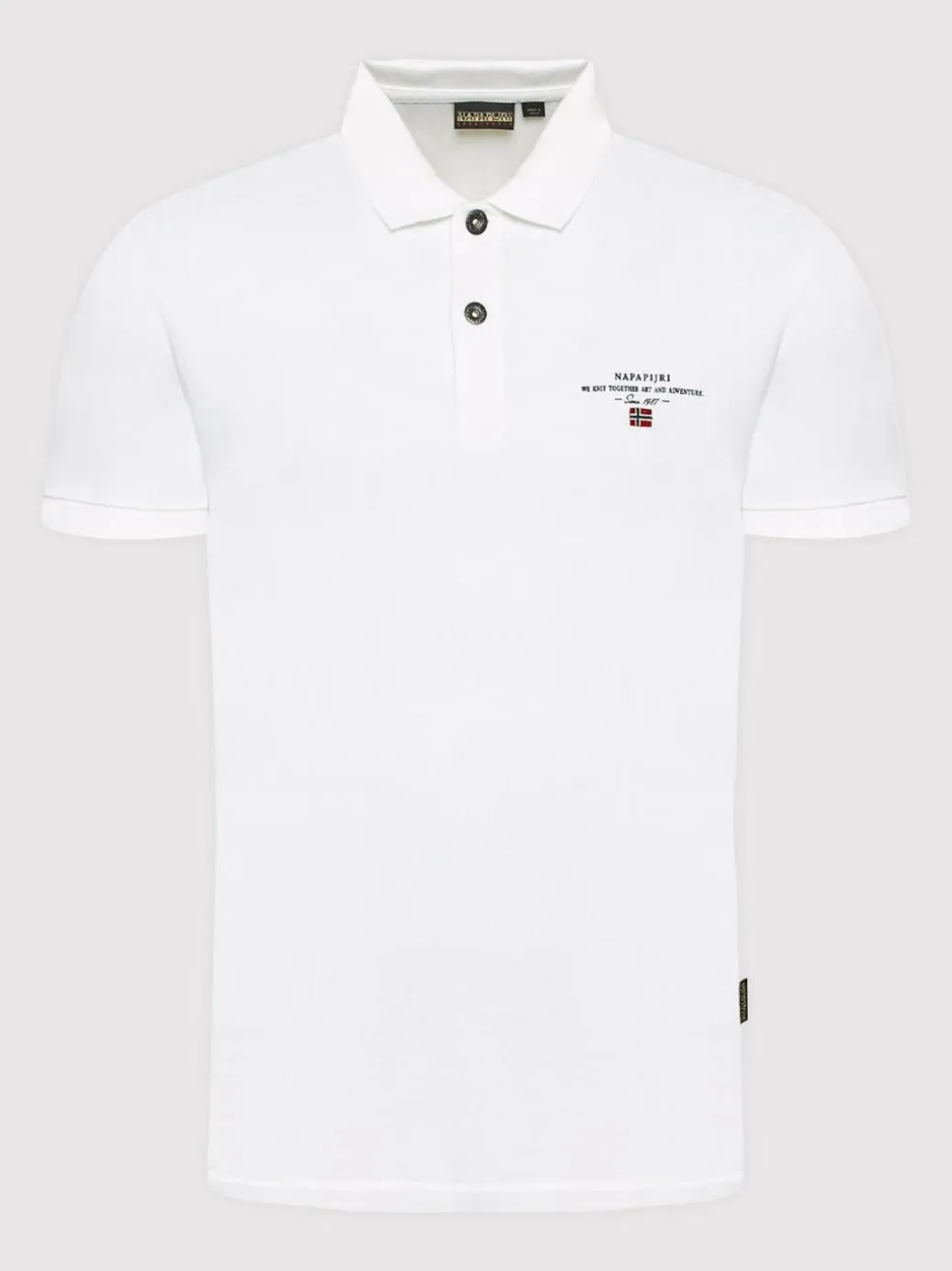 Polo Elbas NP0A4GDL Bianco Regular Fit