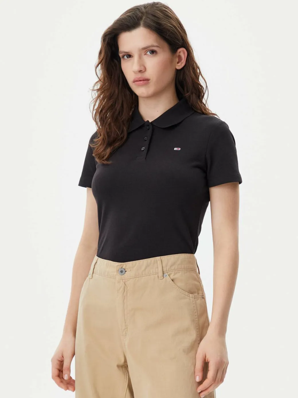 Polo Essential DW0DW20160 Nero Slim Fit