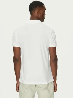 Polo Monologo J30J325664 Bianco Regular Fit