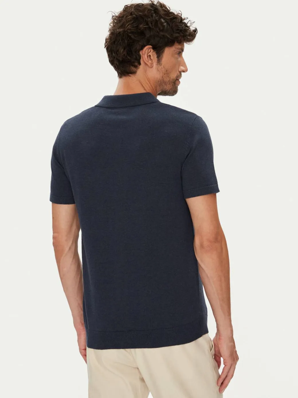 Polo MUP3709 Blu scuro Regular Fit