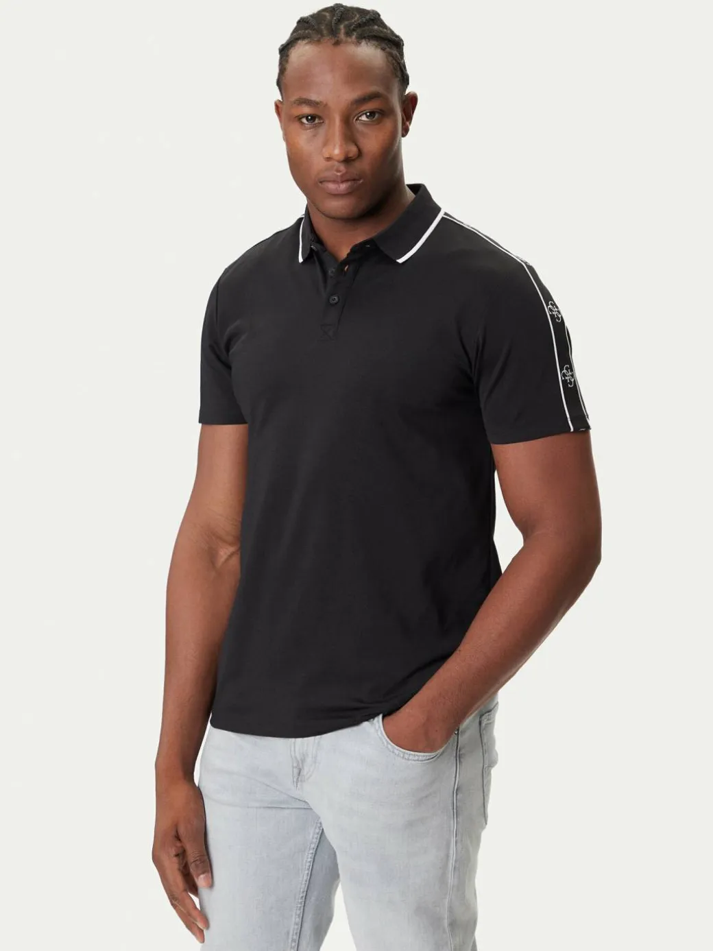 Polo M4YP40 KARS0 Nero Regular Fit