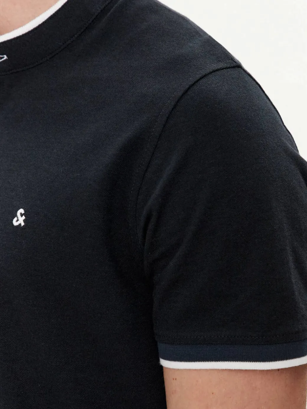 Polo Paulos 12199711 Blu scuro Slim Fit