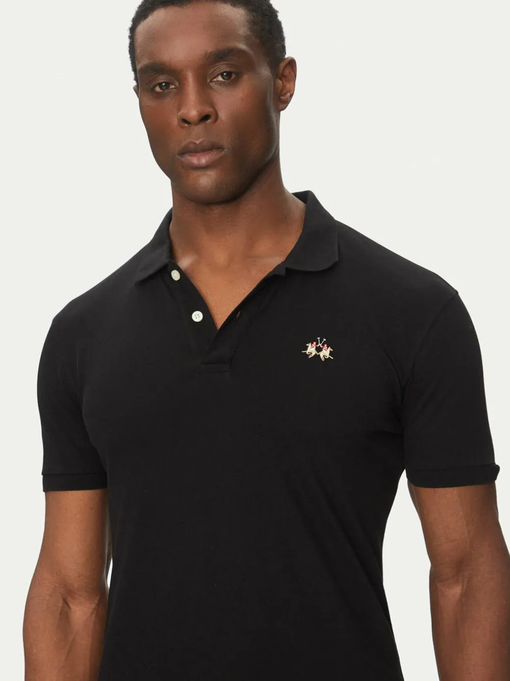 Polo Piquet CCMP02 PK001 Nero Slim Fit