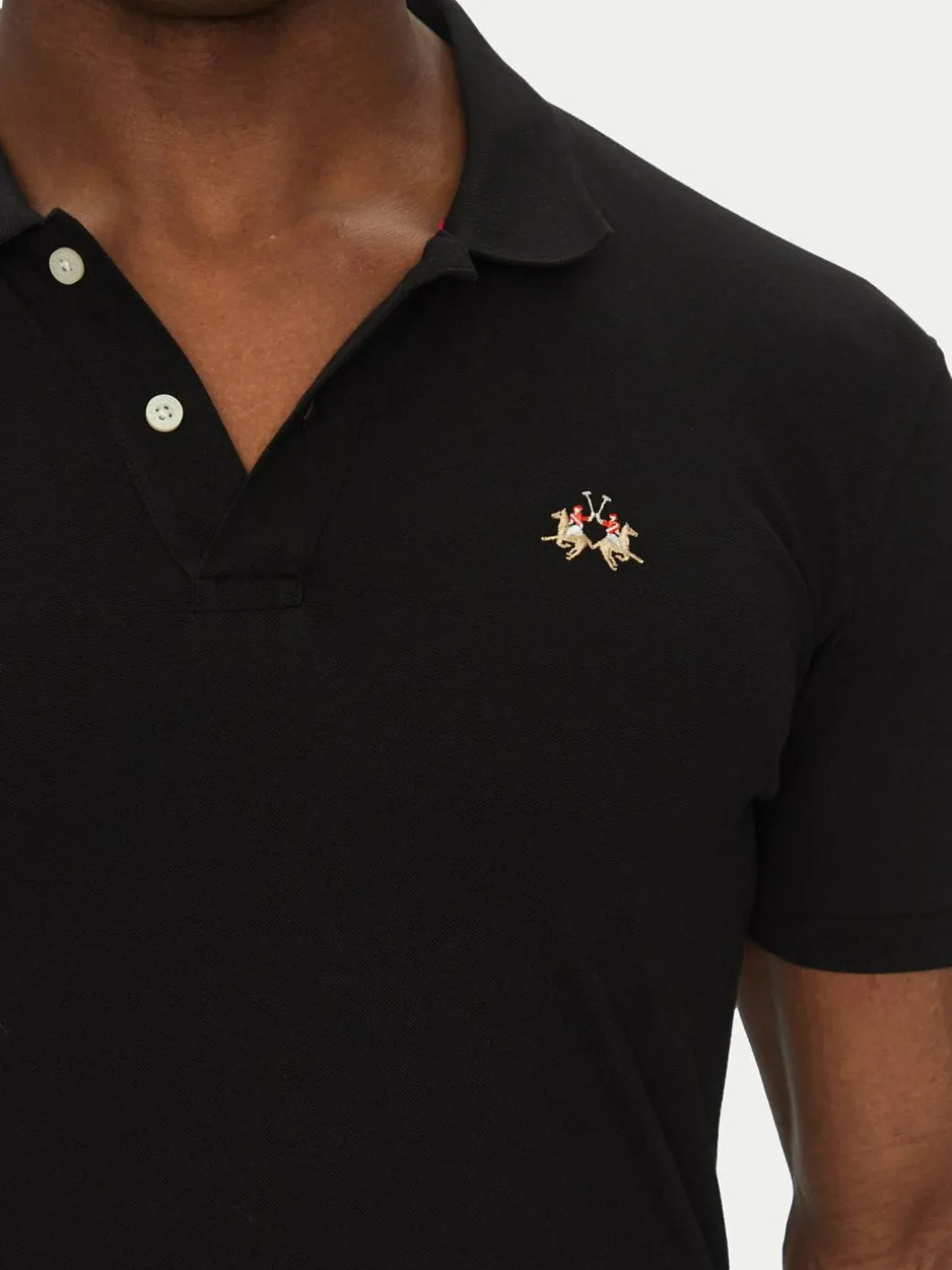 Polo Piquet CCMP02 PK001 Nero Slim Fit