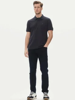 Polo 251PO1868P347 Blu scuro Regular Fit