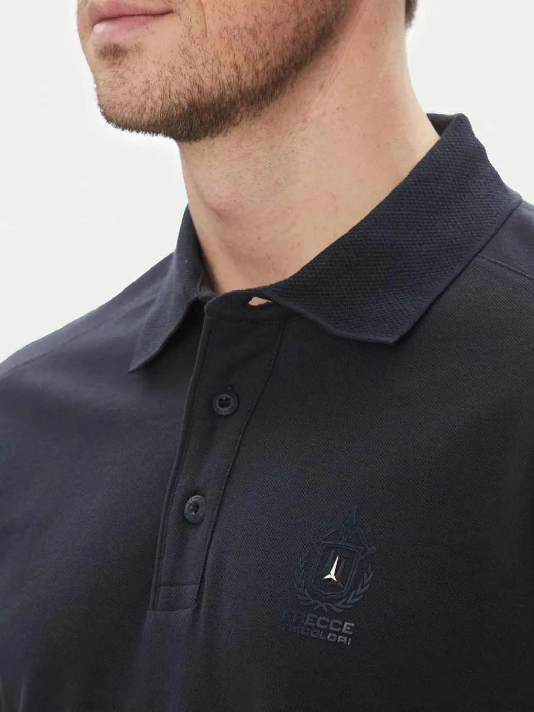 Polo 251PO1868P347 Blu scuro Regular Fit