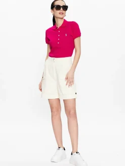 Polo 211870245034 Rosa Slim Fit
