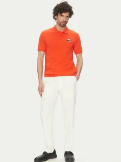 Polo 745710 552224 Rosso Regular Fit