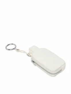 Portachiavi Ck One Bottle Zip Small Pouch LV04F1246G Bianco