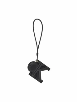 Portachiavi Deboss Monogram Patch Bag Charm LV04F1191G Nero